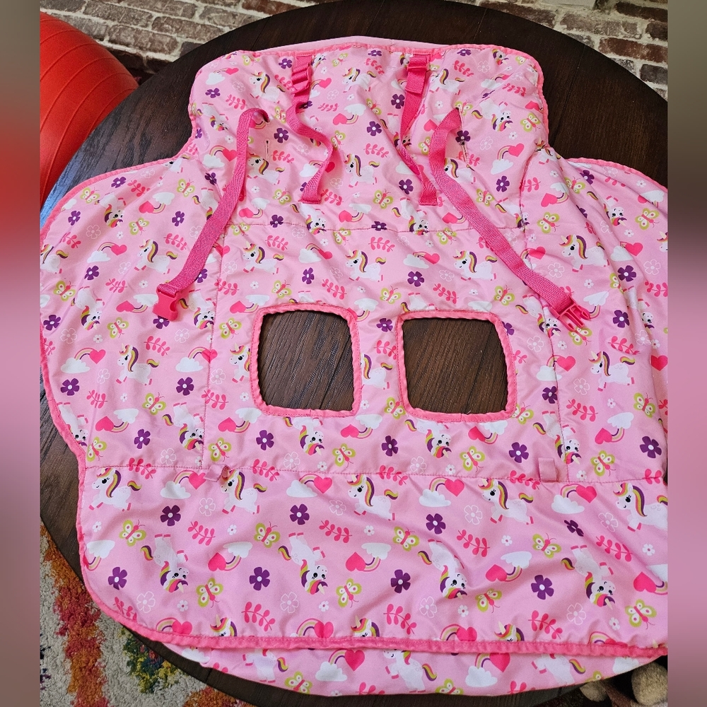 Baby shopping cart seat insert